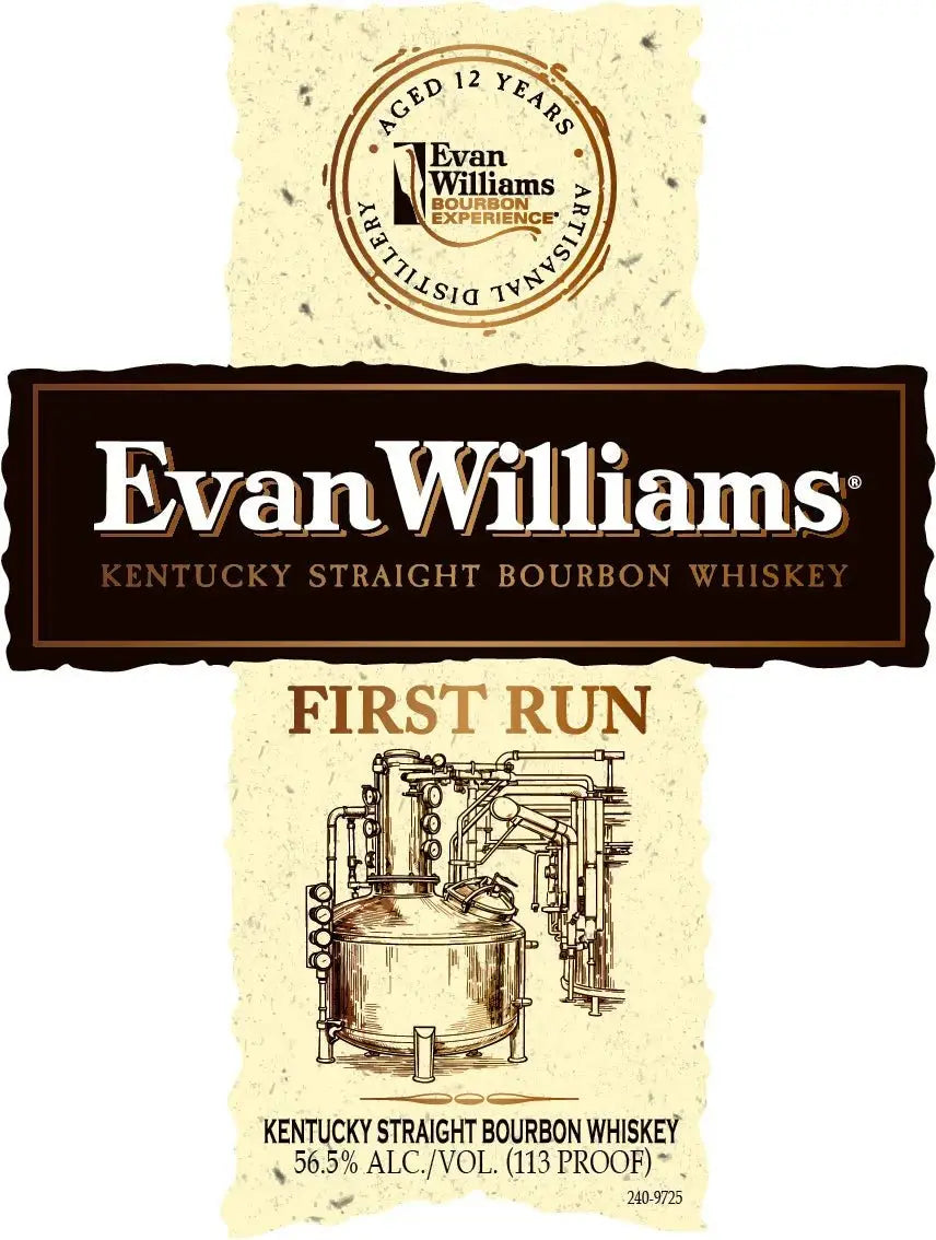 Evan Williams First Run 12 Year Kentucky Straight Bourbon Whiskey