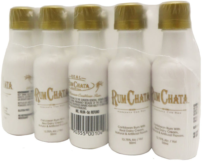 10 Pack of RumChata Cream Liqueur Mini Bottles - Perfect for Any Occasion!