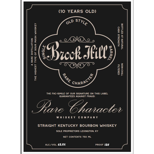 10 Reasons why Brook Hill 10 Year Old Straight Rye is the Perfect Whiskey for the Refined Palate - Main Street Liquor