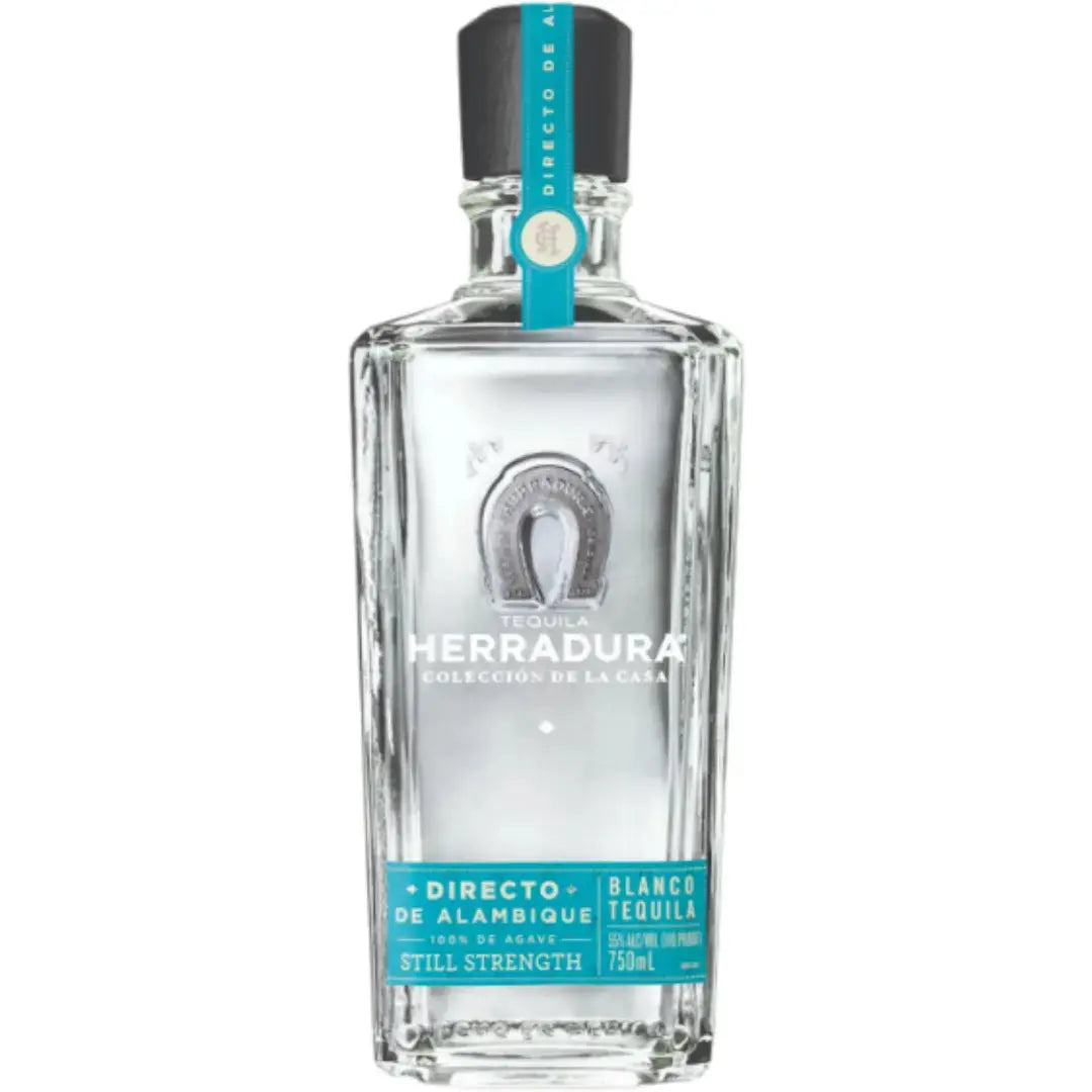 Herradura Directo de Alambique Blanco Tequila 2027 Limited Edition 750ml bottle with turquoise and silver label