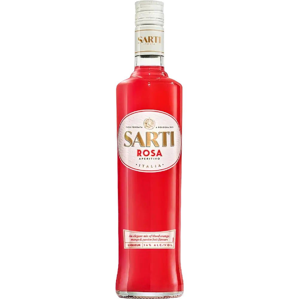 Bottle of Sarti Rosa Aperitivo Liqueur 700mL