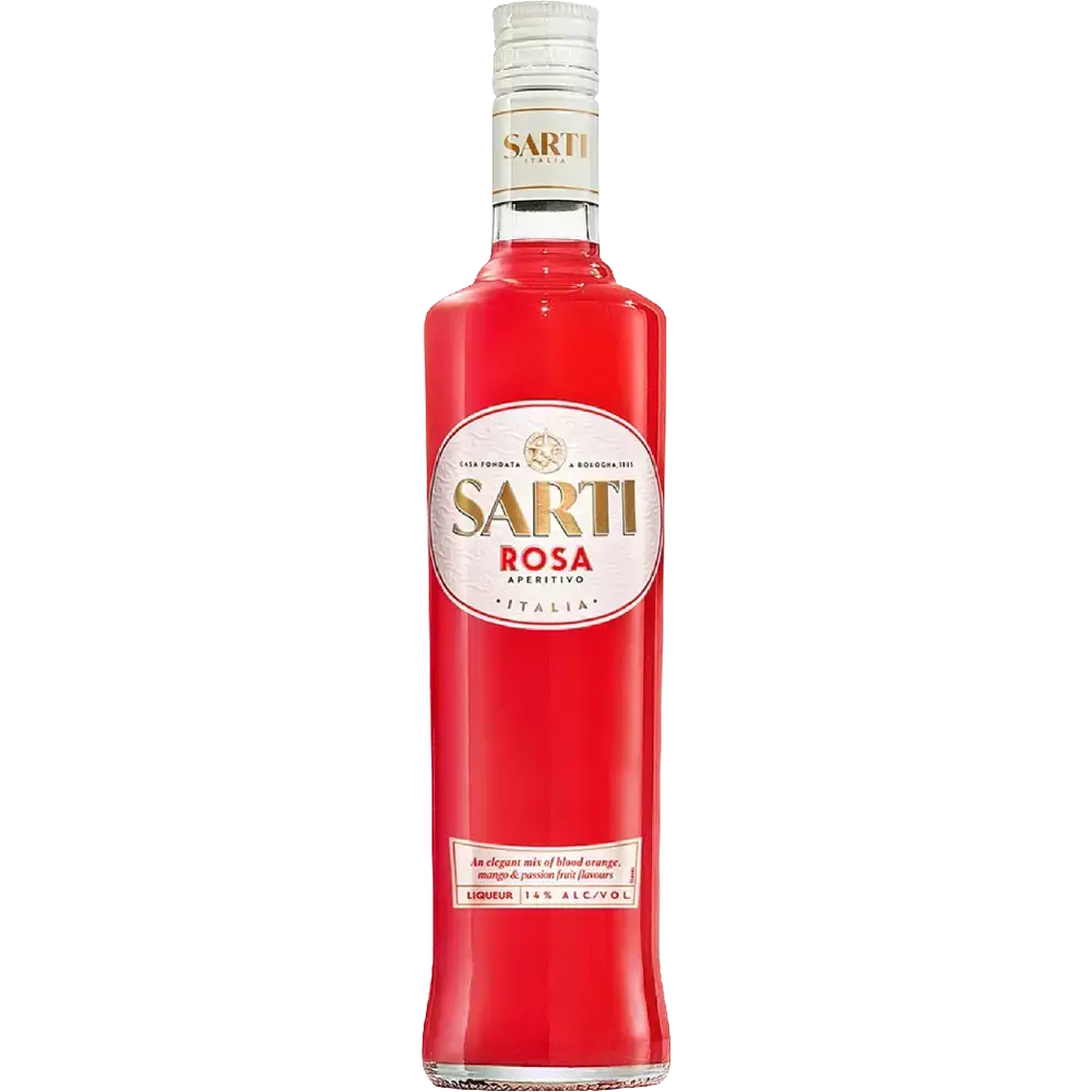 Bottle of Sarti Rosa Aperitivo Liqueur 700mL