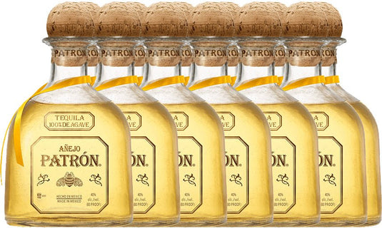 5 Reasons to Love Patron Tequila Anejo 100ml 12pk - Main Street Liquor