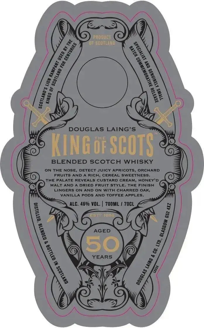 A Regal Tribute: Douglas Laing's King of the Scots 50-Year-Old Blended Scotch - Main Street Liquor