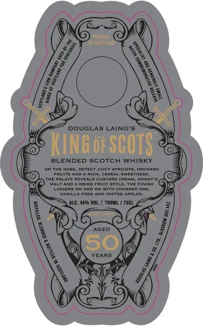 A Regal Tribute: Douglas Laing's King of the Scots 50-Year-Old Blended Scotch - Main Street Liquor