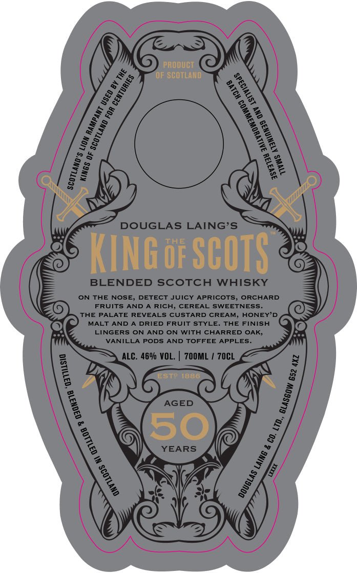 A Regal Tribute: Douglas Laing's King of the Scots 50-Year-Old Blended Scotch - Main Street Liquor