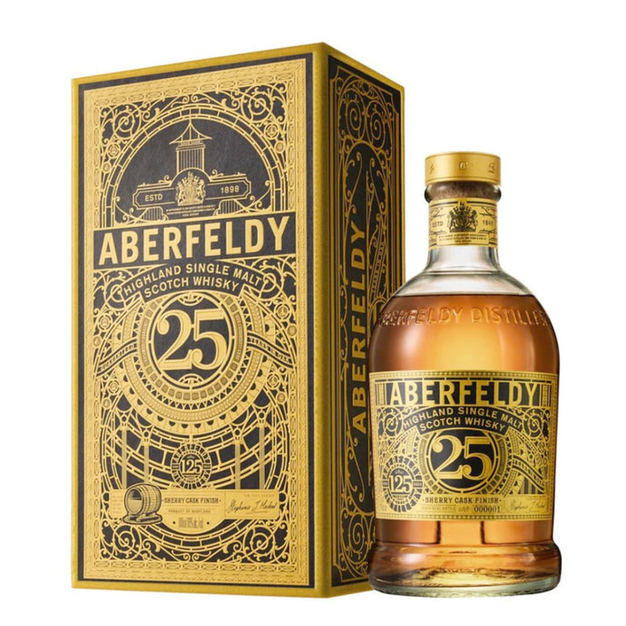 Aberfeldy 25 Year Old - 125th Anniversary Limited Edition: The Golden Dram from the Heart of Scotland