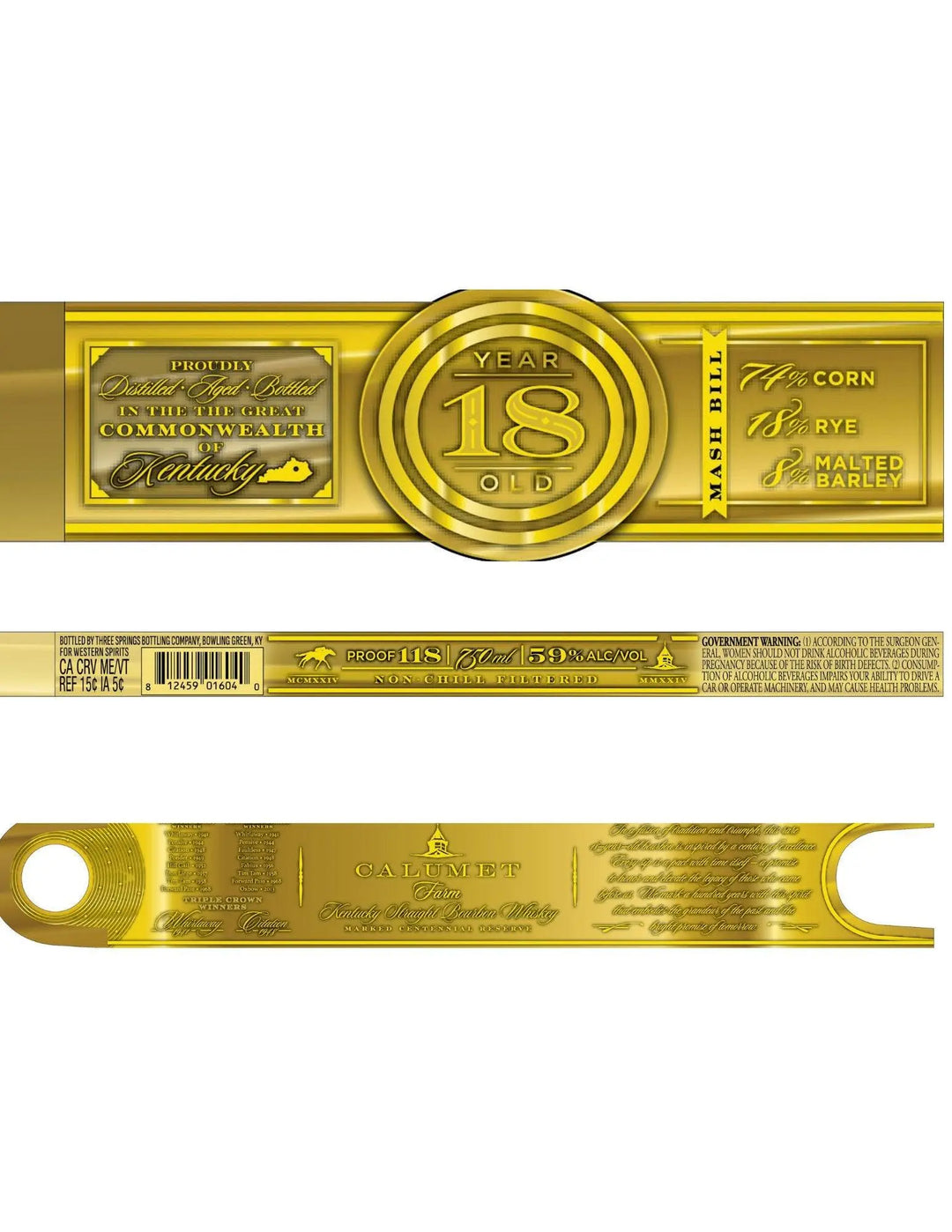 "Aged to Perfection: Calumet Farm 18-Year-Old Bourbon Whiskey" - Main Street Liquor