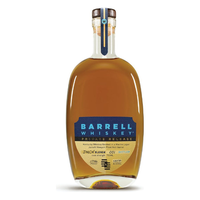 Barrell Whiskey Private Release DHC4: A Unique Blend Finished in Pinot Noir Barrel