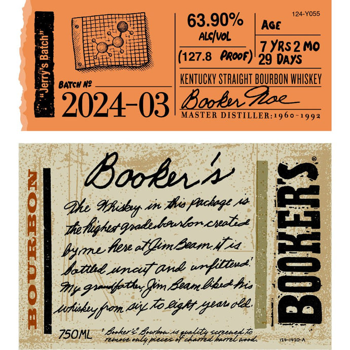 Booker's Bourbon 2024-03 "Jerry's Batch" - A Tribute to Craftsmanship and Time