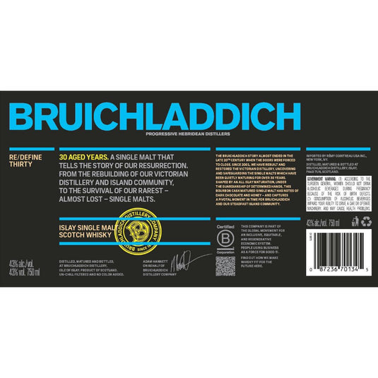 Bruichladdich 30 Year Old: The Resurrection of a Single Malt - Main Street Liquor