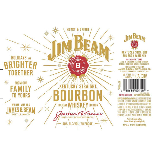 Celebrate the Holidays with Jim Beam Holiday Edition Bourbon - Main Street Liquor