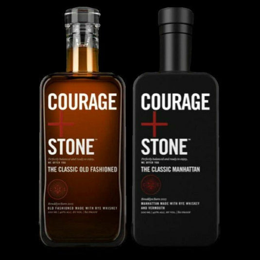 Crafted Classics: Courage + Stone 200ml Old Fashioned & Manhattan Variety Pack - Main Street Liquor