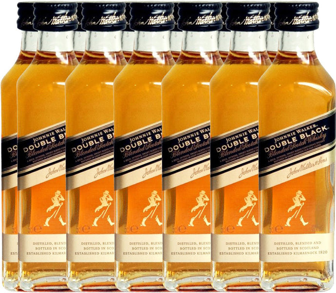 Discover the Rich Flavor of Johnnie Walker Double Black in Convenient 50ml Bottles - Perfect for Stocking Up!