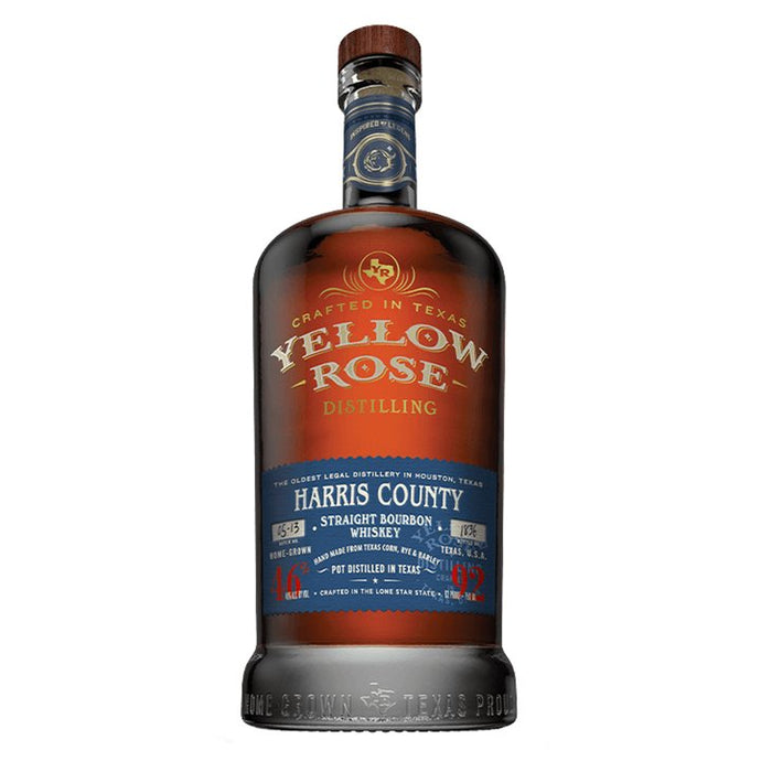 "Discover the Rich Flavors of Yellow Rose Distilling's Harris County Straight Bourbon Whiskey"
