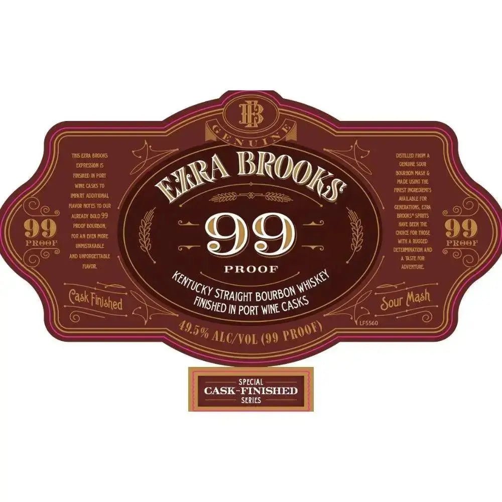 Elevate Your Bourbon Experience: Discover Ezra Brooks 99 Proof Finished in Port Wine Casks - Main Street Liquor
