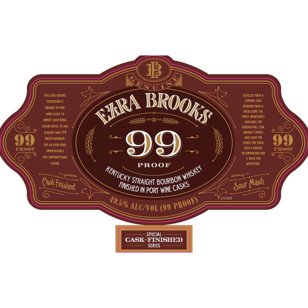 Elevating Boldness: Ezra Brooks 99 Proof Bourbon Enriched by Port Wine Casks - Main Street Liquor