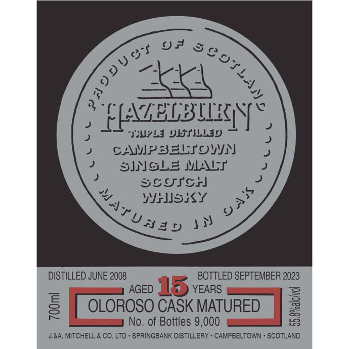 Hazelburn 15 Year Old Oloroso Cask Matured: A Whisky Worth Savoring