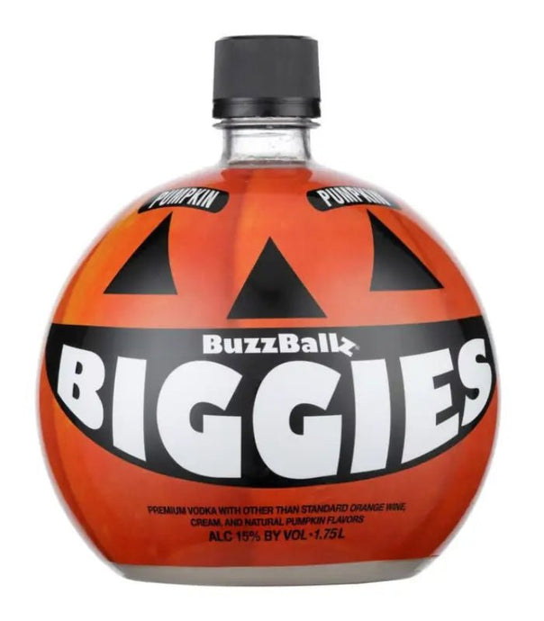 "Indulge in Festive Fall Flavors with Buzzballz Biggies Pumpkin Pre-Mixed Cocktails!"