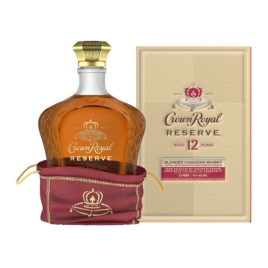 Indulge in Luxury with Crown Royal Reserve 12 Year Blended Canadian Whisky - Main Street Liquor