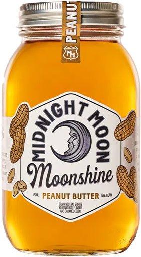 "Indulge in the Creamy Delight of Midnight Moon Peanut Butter Moonshine" - Main Street Liquor