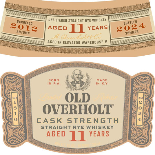 Introducing Old Overholt 11 Year Old Cask Strength Straight Rye - Main Street Liquor