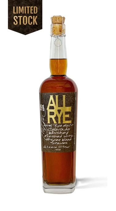 Introducing: The All Rye Colorado Whiskey Batch #1 - A Flavor Journey