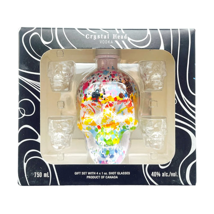 Introducing the Crystal Head Paint Your Pride Vodka Gift Set!