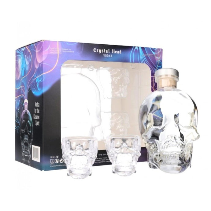 Introducing the Crystal Head Vodka Gift Set - A Supernatural Experience!