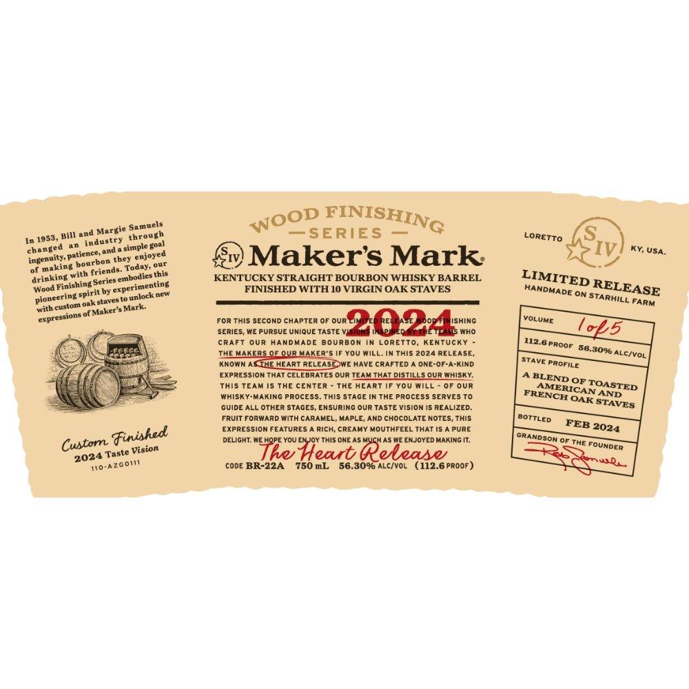 Introducing the Maker's Mark Wood Finishing Series 2024 "The Heart Release" - Main Street Liquor