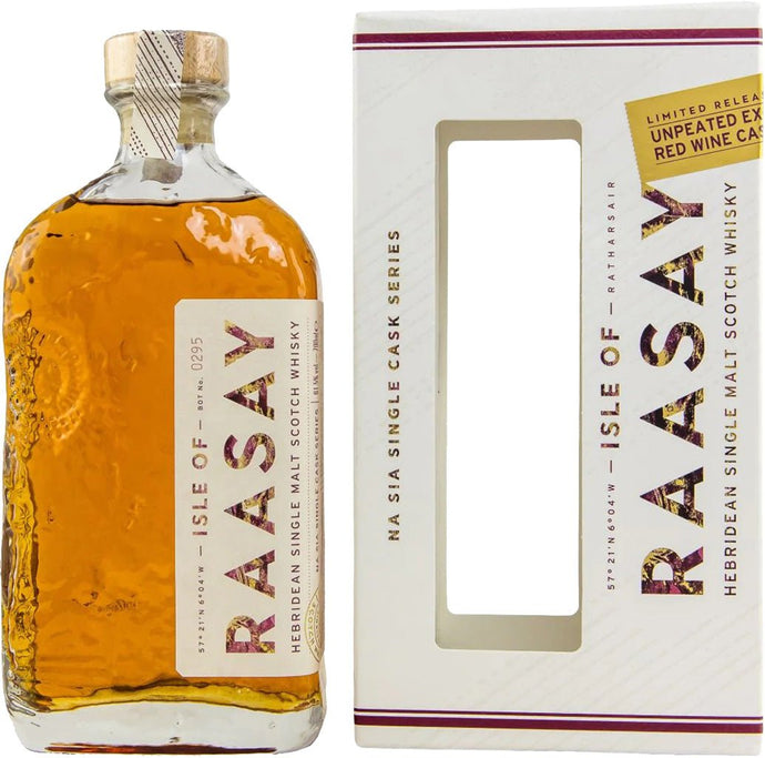 Isle of Raasay Unpeated Ex-Bordeaux Red Wine Single Cask Single Malt Whisky: A Unique Single Malt Experience