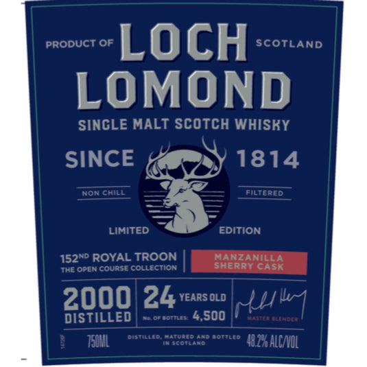 Loch Lomond Royal Troon: A Complex Whisky that Showcases Our Distilling Expertise - Main Street Liquor