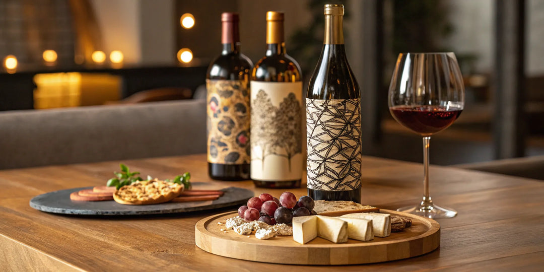 Wine and charcuterie board ready to enjoy, thanks to a fast online liquor store delivery.