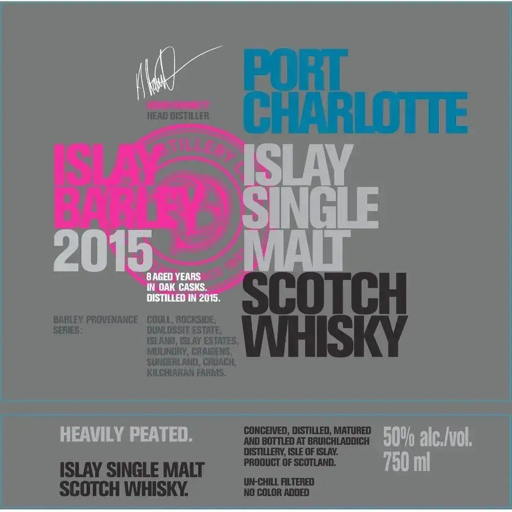 Port Charlotte Islay Barley 2015: A True Taste of Islay - Main Street Liquor