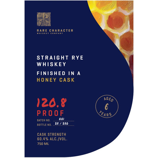 Rare Character Straight Rye Finished in a Honey Cask: A Harmonious Blend of Spicy and Sweet Notes - Main Street Liquor