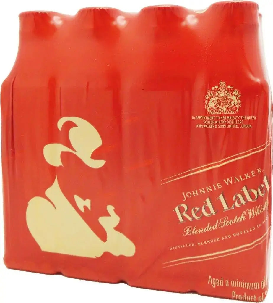 Sip in Style: Johnnie Walker Red Blended Scotch Whisky 50ml 12pk - Main Street Liquor