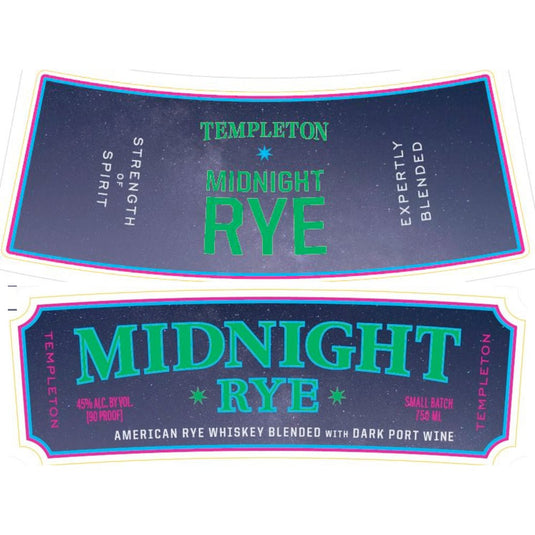 Templeton Midnight Rye: A Captivating Blend of Rye Whiskey and Dark Port Wine - Main Street Liquor