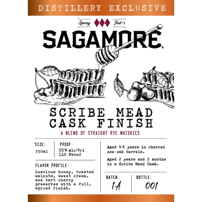 The Decadent Blend: A Review of Sagamore Spirit Scribe Mead Cask Finish Straight Rye