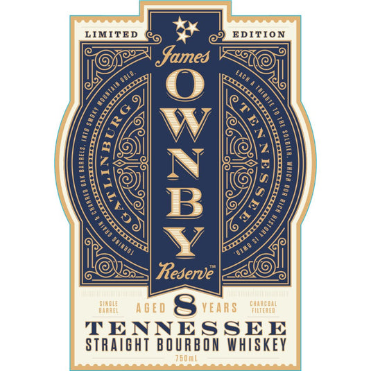 The Epic Tale of James Ownby Reserve Tennessee Bourbon - Main Street Liquor