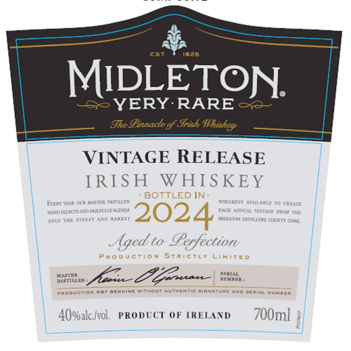 The Legacy of Midleton Very Rare Vintage Release 2024