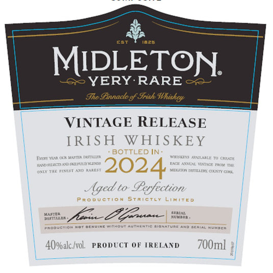 The Legacy of Midleton Very Rare Vintage Release 2024 - Main Street Liquor