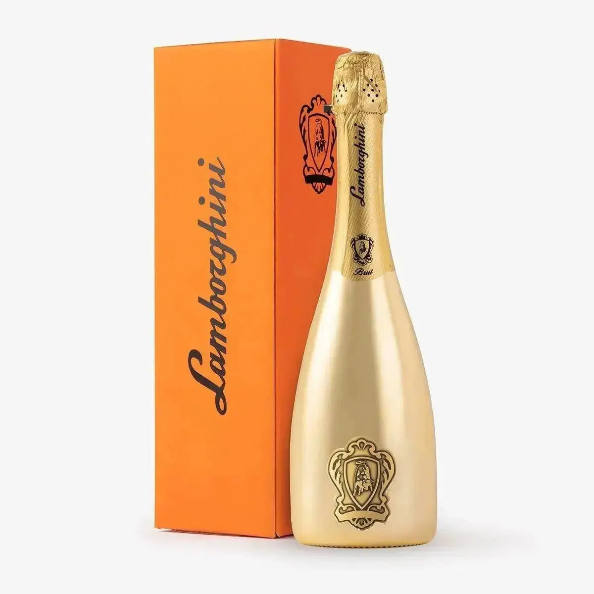 "The Masterpiece by Ferruccio Lamborghini: Experience the Luxury of Lamborghini Gold MAGNUM Sparkling Wine" - Main Street Liquor