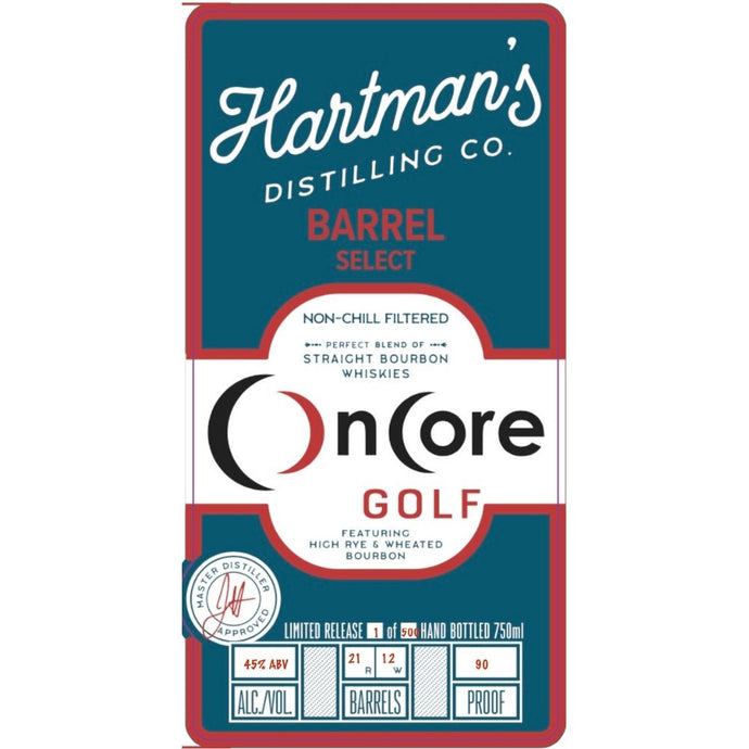 The Perfect Fusion: OnCore Golf Barrel Select Straight Bourbon