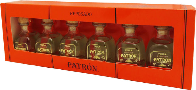 The Refined Taste of Patrón Tequila Reposado 50ml 6pk