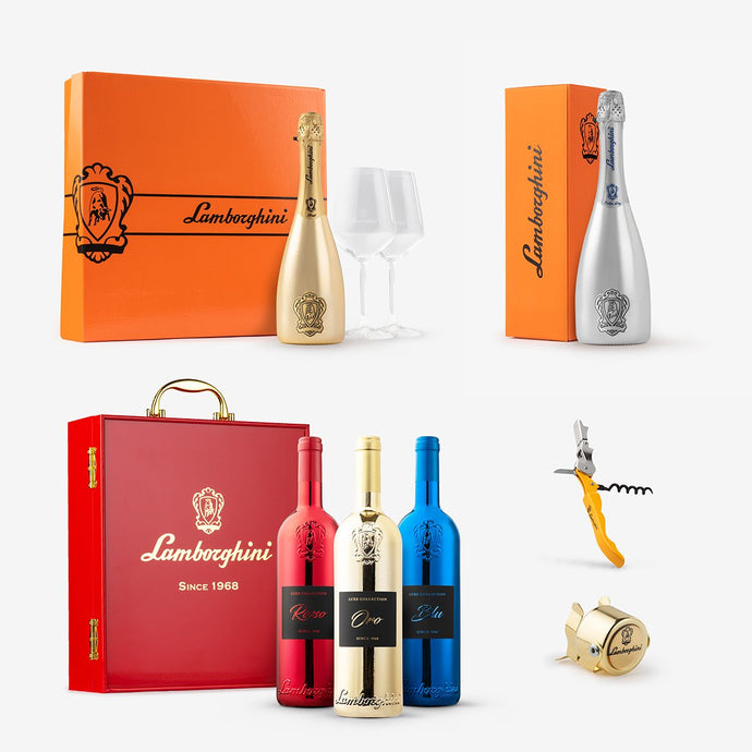 "The Ultimate Lamborghini Wine Bundle: Oro, Luxe, Platinum, and More!"