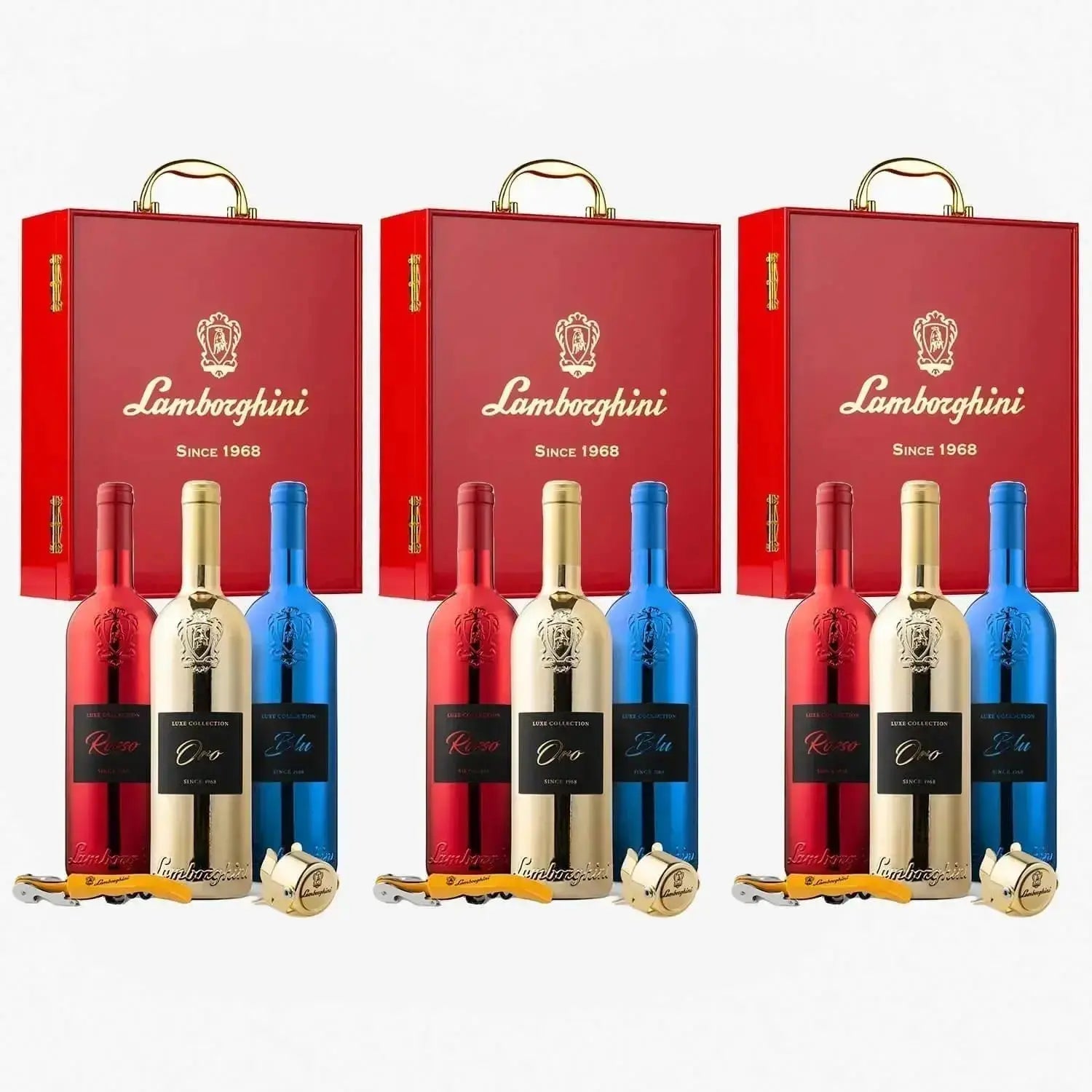 Unboxing the Luxurious Lamborghini LUXE Red Collection Gift Set - Main Street Liquor