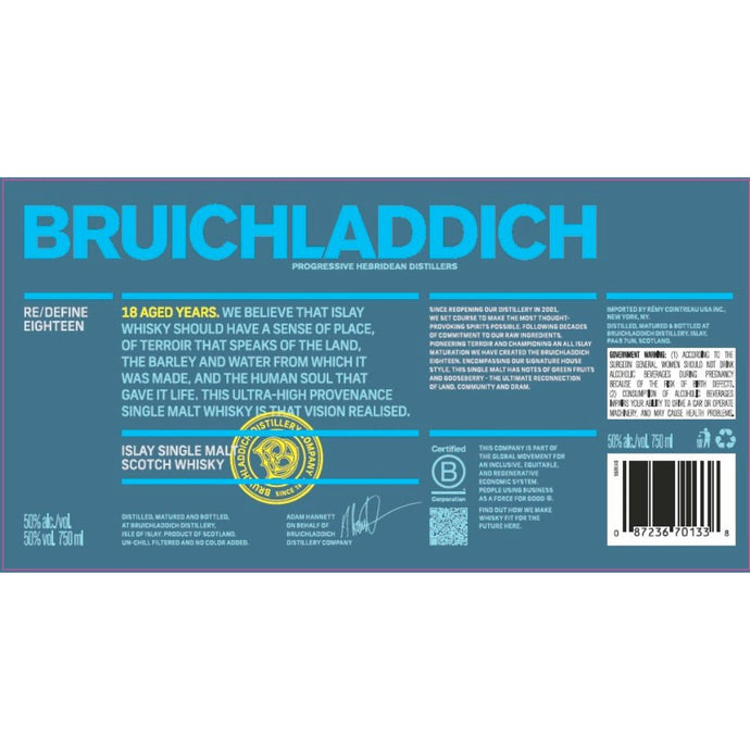 Unleashing the Spirits of Islay: Exploring the Bruichladdich 18 Year Old