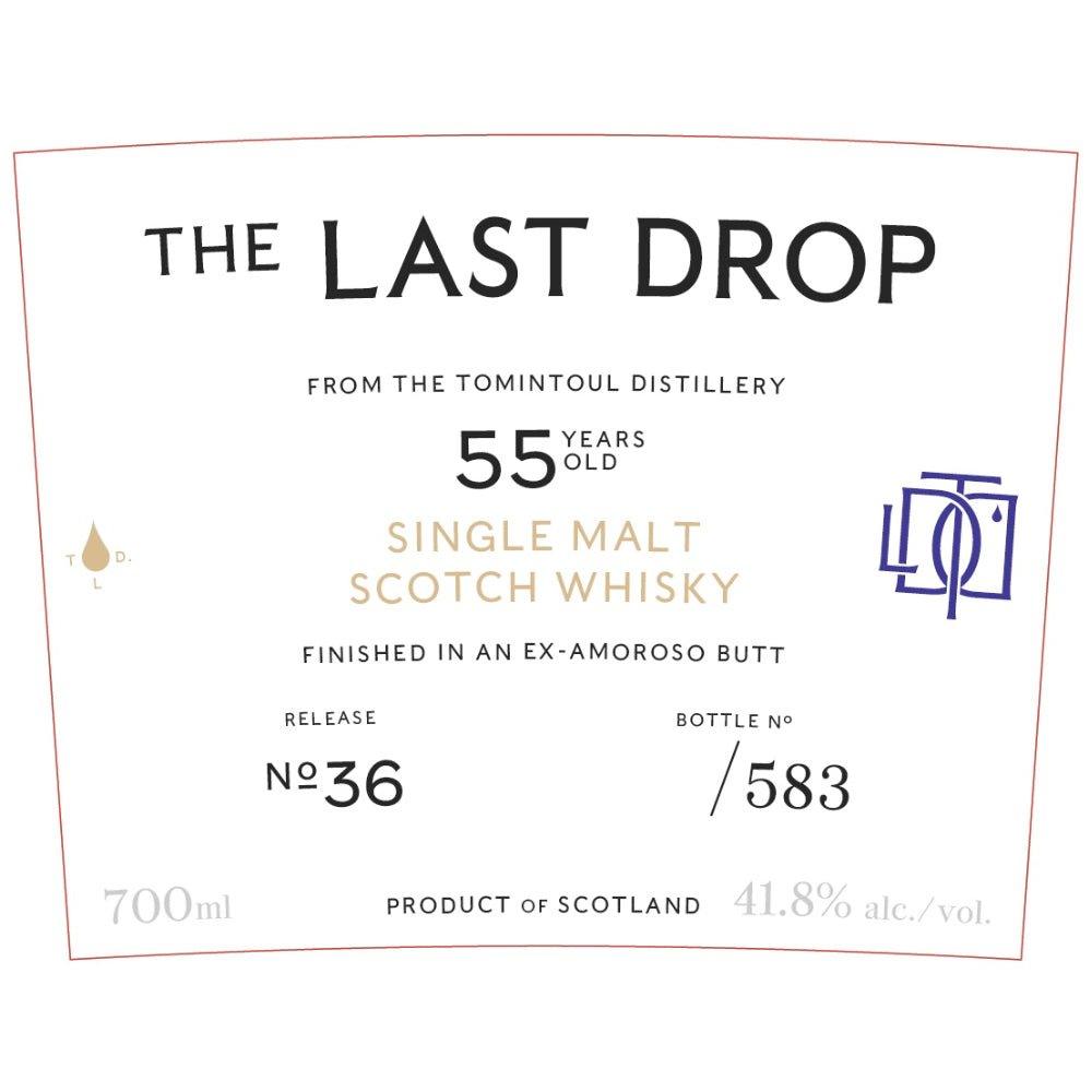 "Unlocking the Magic: The Last Drop Release No. 36 55 Year Old Whisky Review" - Main Street Liquor
