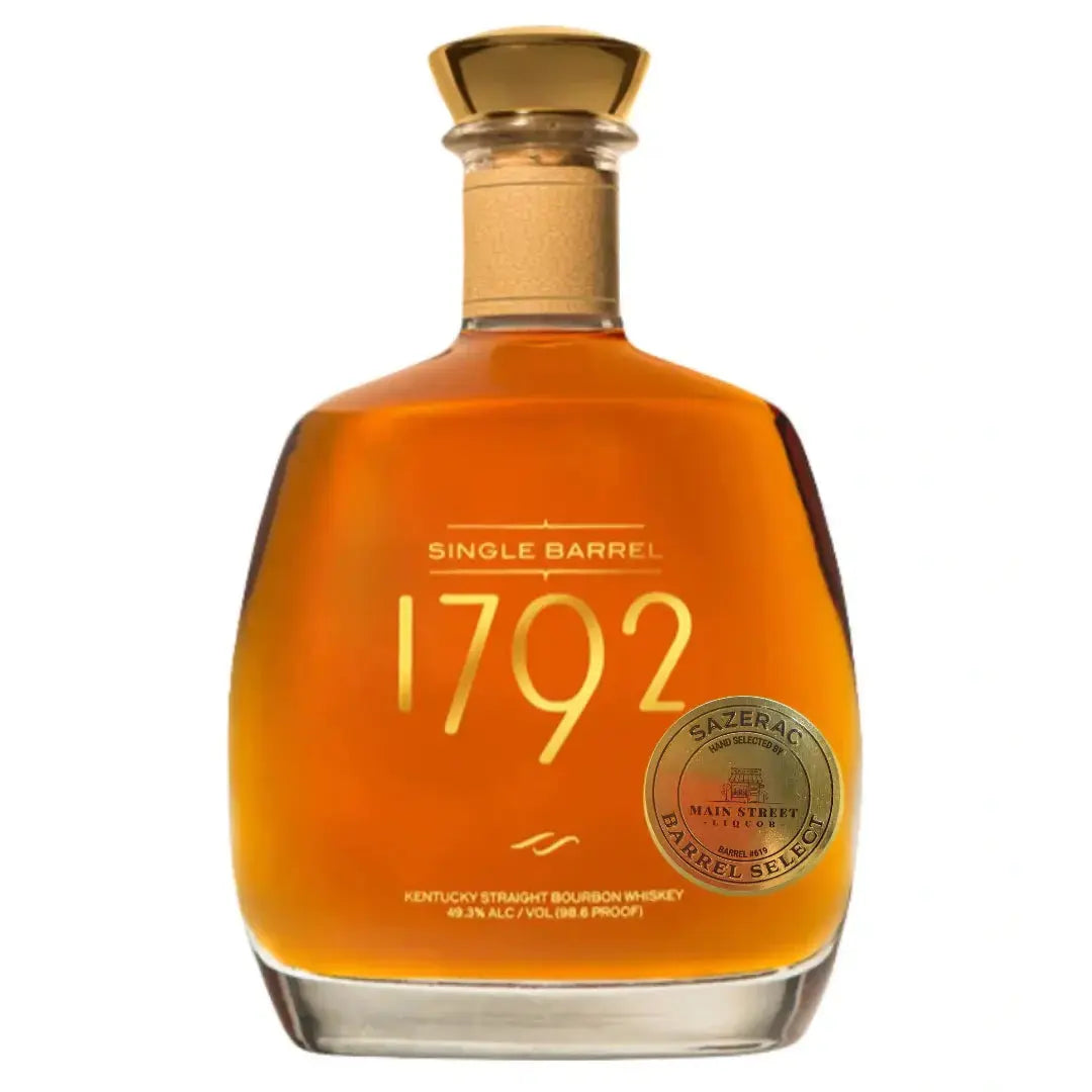 1792 Single Barrel Bourbon Private Barrel Select Main Street Liquor Pick - Main Street Liquor
