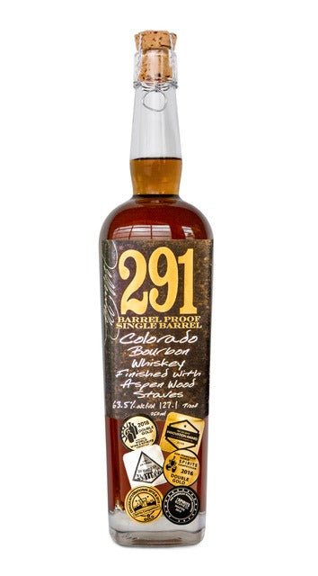 291 COLORADO BOURBON WHISKEY BARREL PROOF SINGLE BARREL - Main Street Liquor